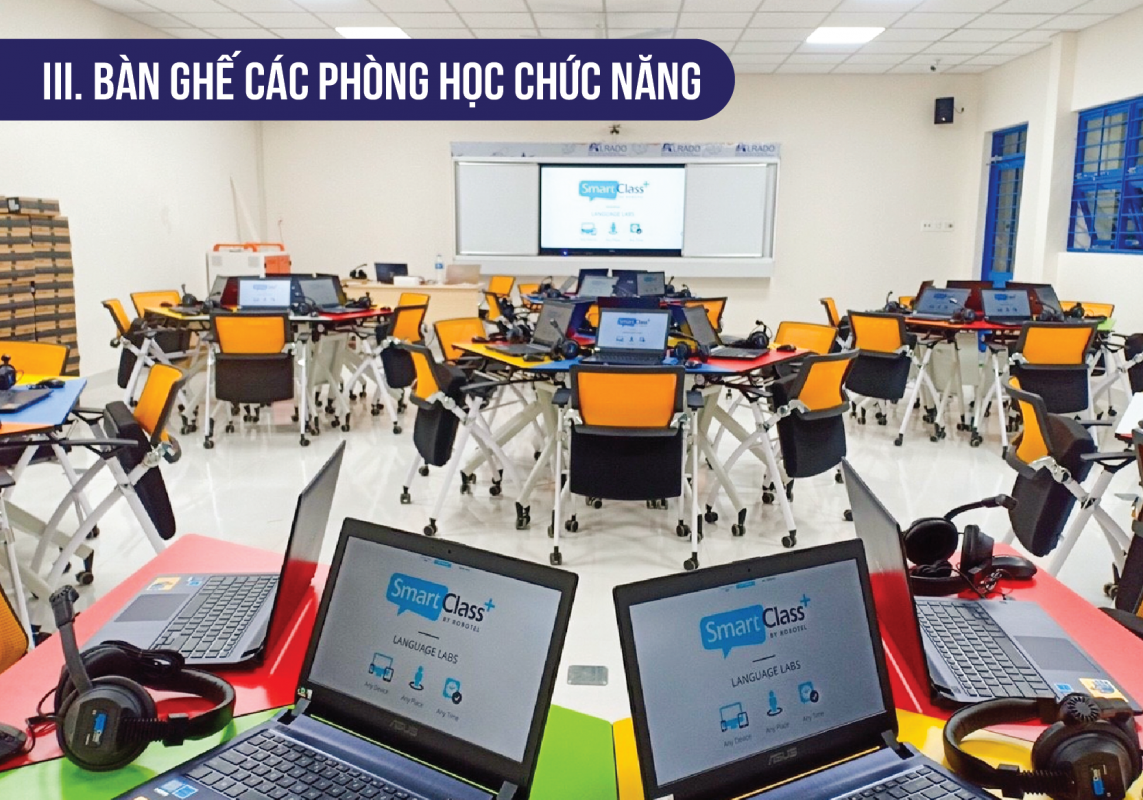 Bàn ghế các phòng chức năng